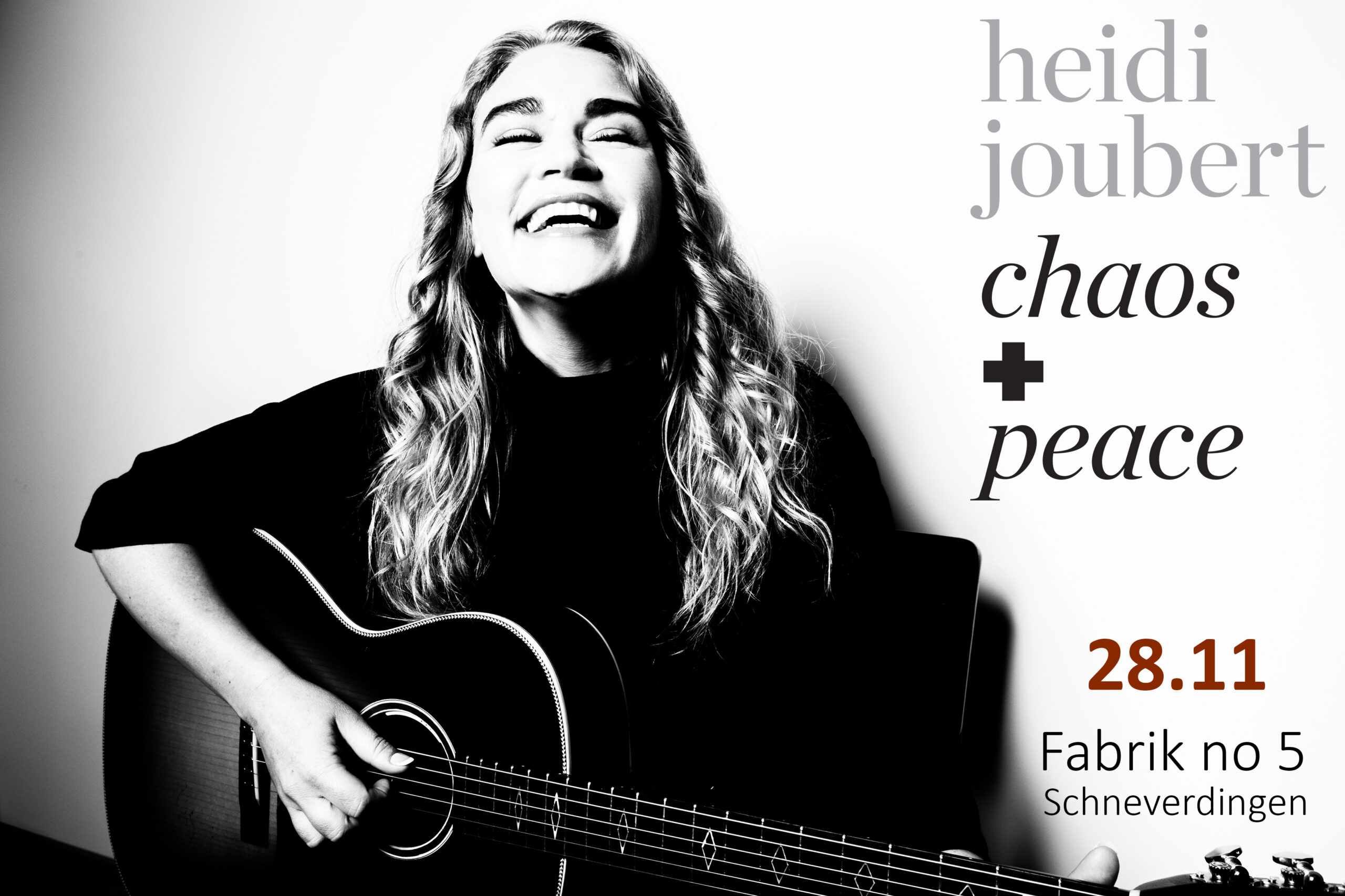 Heidi Joubert - Chaos + Peace Tour / Fabrik no 5 / 28 Nov 25